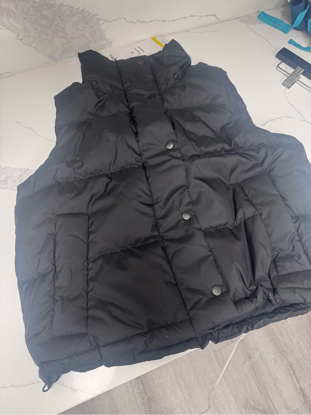 lululemon athletica Black Quilted Puffer Vest
